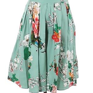 Grace Karin Floral Swing Cottegecore Skirt Large